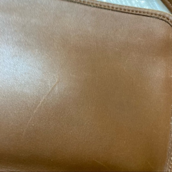 Coach vintage English tan bag 9164 legacy east west compartment bay - Picture 10 of 14